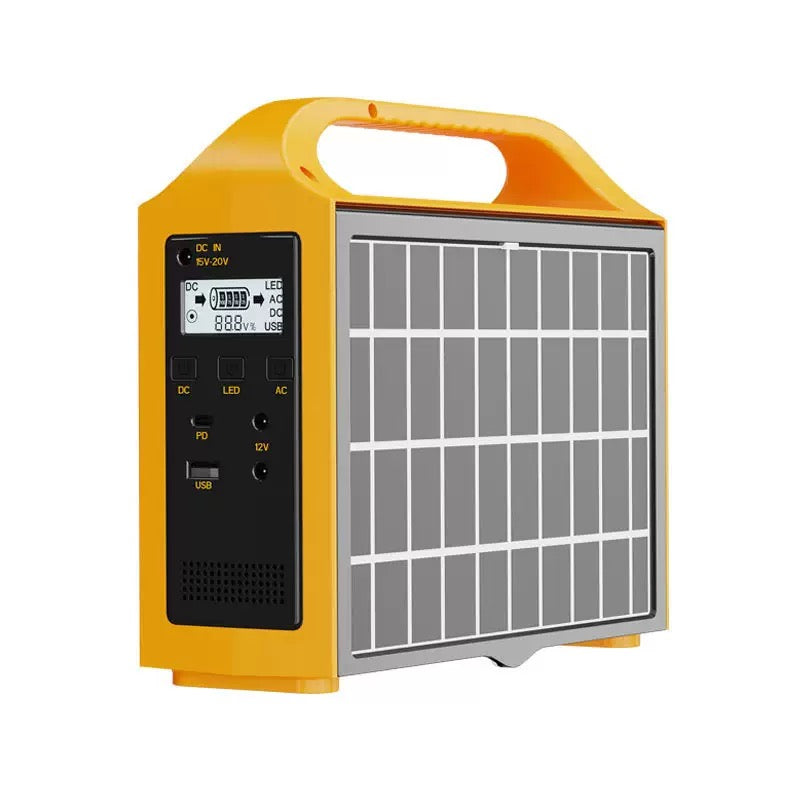 100W Portable Power Station 110V 220V Solar Generator UPS Mobile Power Station Power Bank 24000mAh With Solar Panel For Camping
