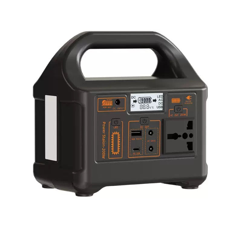 Portable power station 200w 110v 220v solar generator solar system power station camping solar RV power apply
