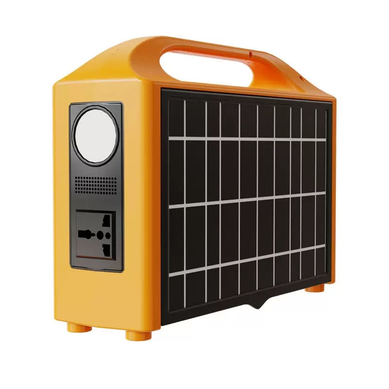 Portable Power Station 100W 200W All-in-one Solar Generator 110V 220V Camping Emergency Energy Storage Supply