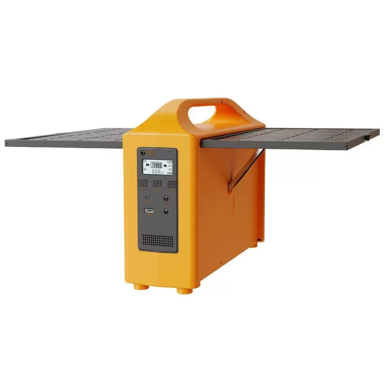 Portable Power Station 100W 200W All-in-one Solar Generator 110V 220V Camping Emergency Energy Storage Supply