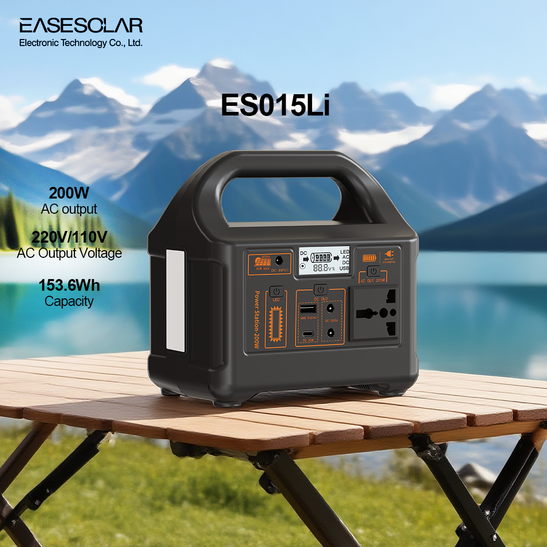 Portable power station 200w 110v 220v solar generator solar system power station camping solar RV power apply